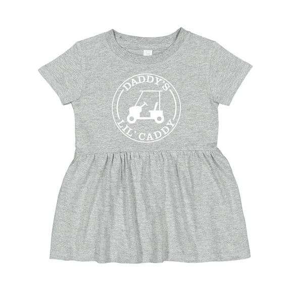 Inktastic Daddy's Lil Caddy Girls Baby Dress