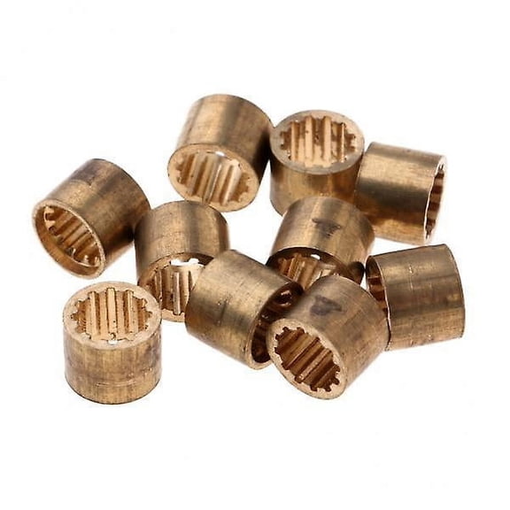 2x10pcs Brass Snooker Pool Cue Ferrules Cue Tips Billiards Accessories 9.5mm