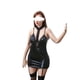 thumbnail image 4 of Ropa interior sexy con tirantes, uniforme de cuero, tentación, pijama de cuero sexy de talla grande para mujer, pijama sexy, 4 of 4