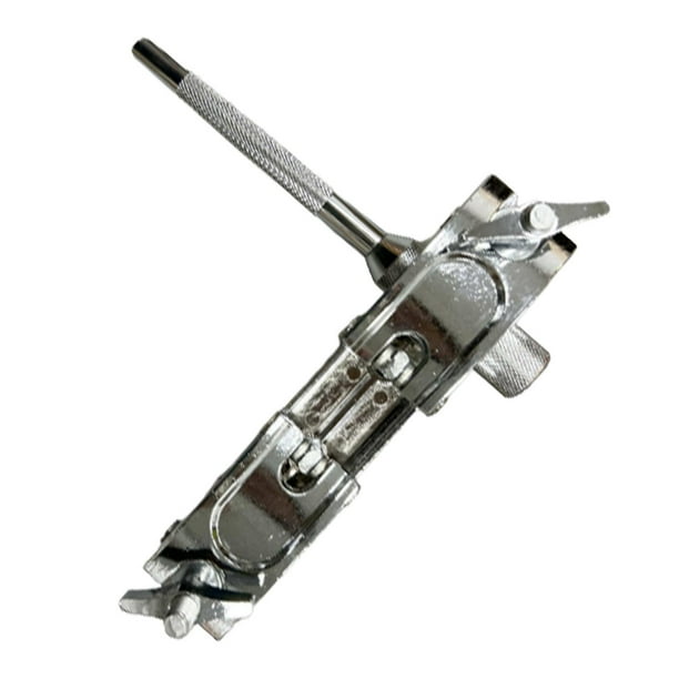Abrazadera para cencerro, soporte para cencerro, piezas de abrazadera, repuestos duraderos, accesorios de percusión, abrazadera para cencerro de doble CUTICAT Soporte para cencerro de bombo