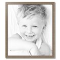 thumbnail image 2 of ArtToFrames 28" x 32" Aged White Gold Picture Frame, 28x32 inch Silver Wood Poster Frame (WOM-2036),  Pack, 2 of 7