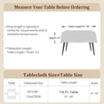 thumbnail image 2 of Fall Thanksgiving Buffalo Plaid Tablecloth Checkered Gingham Table Cloth Rectangle Tables Rustic Orange Tablecloths Washable Wrinkle Free for Party, 60"x106" 8-10 Seats, 2 of 7