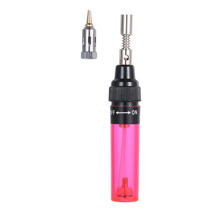 

Carevas Gas Soldering Iron Electric Soldering Iron Welding Tools Torch Cordless Solder Iron(Pink)