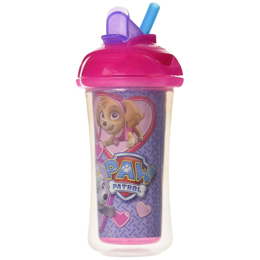 Munchkin PAW Patrol Click Lock 9oz Insulated Straw Cup Pink Walmart