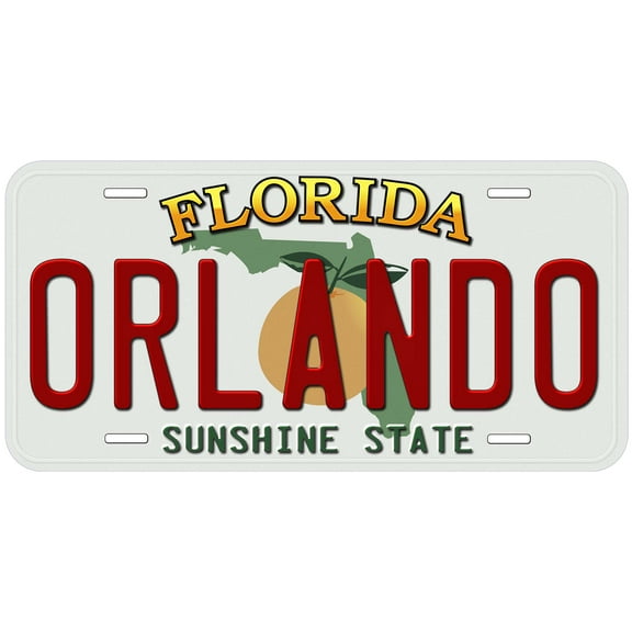 Orlando FL TAG06 Novelty Car Auto License Plate