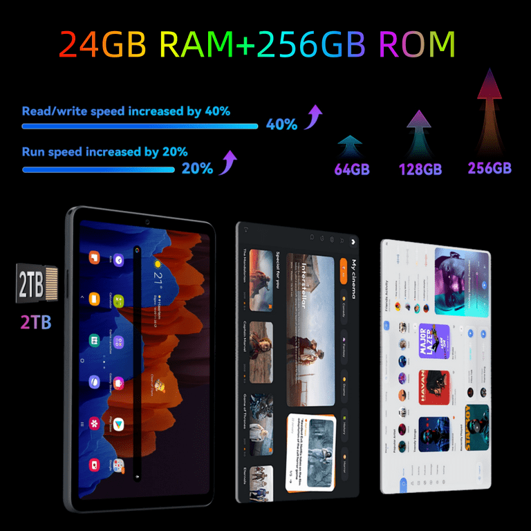Android Tablet 12 inch, Headwolf HPad6 24GB RAM + 256GB ROM Android 14 Tablets Helio G99 Octa Core , 2K Display Gaming Tablet, 8800mAh, 2024 Latest 5G Android Tablet 12 inch, Headwolf HPad6 24GB RAM + 256GB ROM Android 14 Tablets Helio G99 Octa Core , 2K Display Gaming Tablet, 8800mAh, 2024 Latest 5G