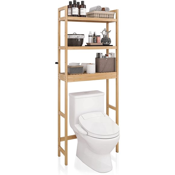 Bamboo Over The Toilet Storage
