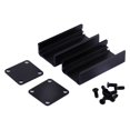 thumbnail image 2 of PCB Instrument Box Aluminum Enclosure Electronic Cooling Case 50x25x25mm, Surface Sandblasting, for Electronic Projects, 2 of 7
