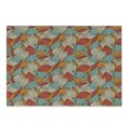 thumbnail image 1 of Autumn Cutting Board, Doodle Art Style Mix of Leaf Motifs in Retro Colors Romantic Autumn Season Theme, Decorative Tempered Glass Cutting and Serving Board, Small Size, Multicolor, by Ambesonne, 1 of 1
