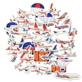 thumbnail image 6 of 35pcs Colorful Aircraft Stickers Aviation Kids Stickers Transportation Fun Stickers for Laptops Notebooks Suitcases, 6 of 9