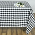 thumbnail image 3 of Gingham/Checkered Cotton Blend Italian Restaurant Style Tablecloth/Overlay, 3 of 10