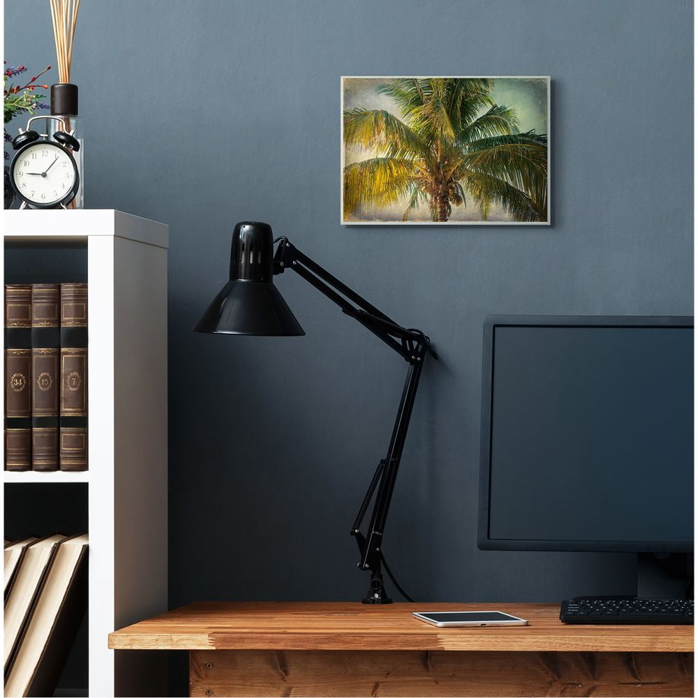 Stupell Industries Distressed Tropical Summer Palm Tree Frond Photograph Designed by Ashley Calhoun