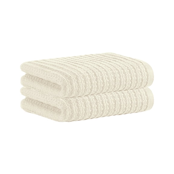 Bwiyojiz Storage & Organization 27.5x53" Cotton Combed Celluloid Pattern Towel Thickened Absorbent and Quick Drying Lint-free Colourless Bath, Gifts for Yourself, White