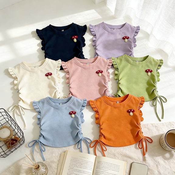 Miaoju Teen Girls T Shirts Crew Neck Graphic T-Shirts Short Sleeve Tee for Toddler Fashion Cool Sports T-Shirt T-Shirts Infant To Big Kid