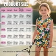 thumbnail image 7 of chaqlin Tropical Hibiscus Girl's 2-Piece Matching Set Sleeveless Tank Top and Soft Athletic Shorts with Pockets Summer Athletic Sport Outfits Toddler to Big Kid 5-14Years Old, 7 of 7