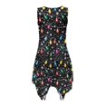 thumbnail image 5 of FUIALDOLG Christmas Colorful Lights Dress for Women Christmas Party Xmas Tank Dress Loose Flowy Beach Dress Midi Skirt Christmas Costume,2XL, 5 of 7