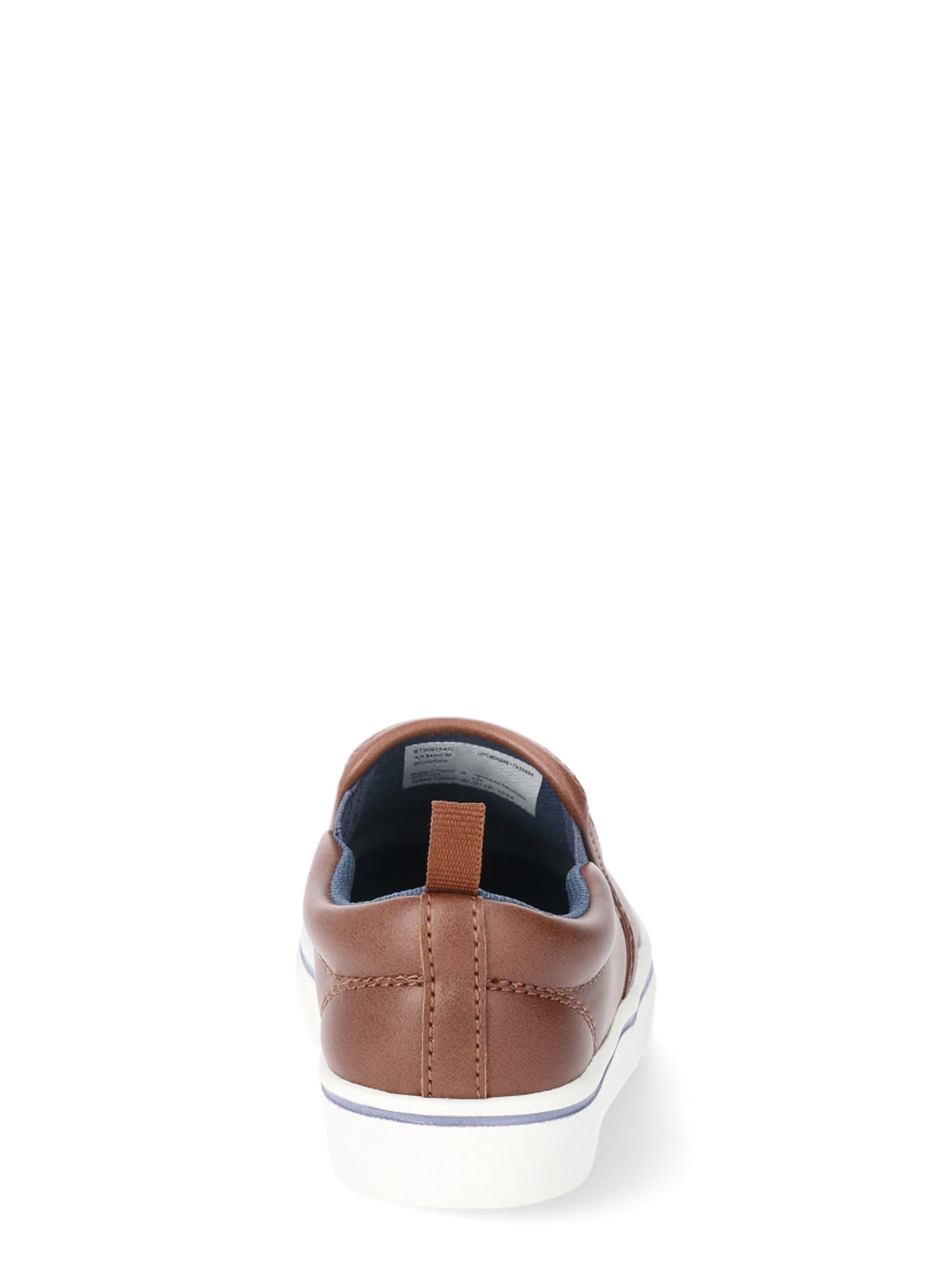 Wonder Nation Toddler Boys Faux Leather Slip-On Shoes