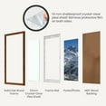 thumbnail image 4 of (12x16 in | 31x41 cm) Natural Solid Oak Wood Picture Frame Poster Frame Wall Photo Frame, 4 of 8