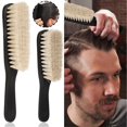 thumbnail image 2 of Men Barbers Beard Brush Beard Essential Beard Mustache Care Tool for Travel Essential, 2 of 5
