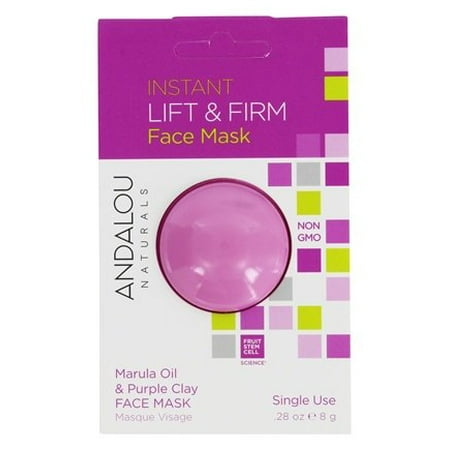 - Instant Lift & Firm Clay Face Mask Marula Oil & Purple Clay - 0.28 oz. by Andalou Naturals (pack of 4)