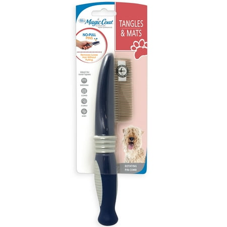 UPC: 0045663970956 | Four Paws Magic Coat Rotating Pin Dog Grooming Comb  One Size