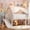 White, variant on Bellemave Twin Loft Bed with Bookcase, Low Loft Bed with Slide, Solid Wood Loft Bed with LED Lights & Ladder, Twin Size Loft Bed with Full-Length Guardrails, No Box Spring Needed, Natural
