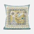 thumbnail image 2 of Love Your Vase Peacock Throw Pillow with Removable Cover in Dark Beige White 20x20, 2 of 6