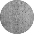 thumbnail image 1 of Ahgly Company Indoor Round Abstract Gray Contemporary Area Rugs, 7' Round, 1 of 1