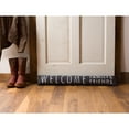 thumbnail image 2 of Pavilion Gift Company Welcome Family and Friends Draft Stopper, 36-1/2 x 6", Black, 2 of 3