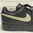 thumbnail image 3 of Ni&ke Air Force 1 Low Black (Sand Custom Painted Swoosh) SC-#68B, 3 of 6