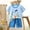 Light Blue, variant on Fengyings Toddler Boy Clothes Summer Outfits Cotton Short Sleeve T-Shirt Shorts Set Boy Clothes Outfits Set