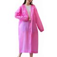 thumbnail image 1 of Dinheiro Ponchos para Adultos Reutilizables, 2 Piezas Chubasqueros de Emergencia para Mujeres Hombres con Capucha y Cordón, 1 of 5