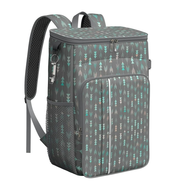 Sac à Dos Glacière Style Bohème Boho Chic - Sac à Lunch Isolé Étanche 20 L, Mode Vintage