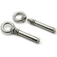 thumbnail image 2 of Anchor Bolts,Expansion Bolts 1Pcs M6 M8 M10 Anti-Loose 304 Stainless Steel Sheep Eye Pull Screw Belt Expansion Screws Hanging Swing Hook Anchor Bolts (Length : 80mm, Size : M8) (Color : 90mm, Size :, 2 of 3