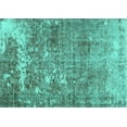 thumbnail image 1 of Ahgly Company Machine Washable Indoor Rectangle Persian Turquoise Blue Traditional Area Rugs, 7' x 10', 1 of 4