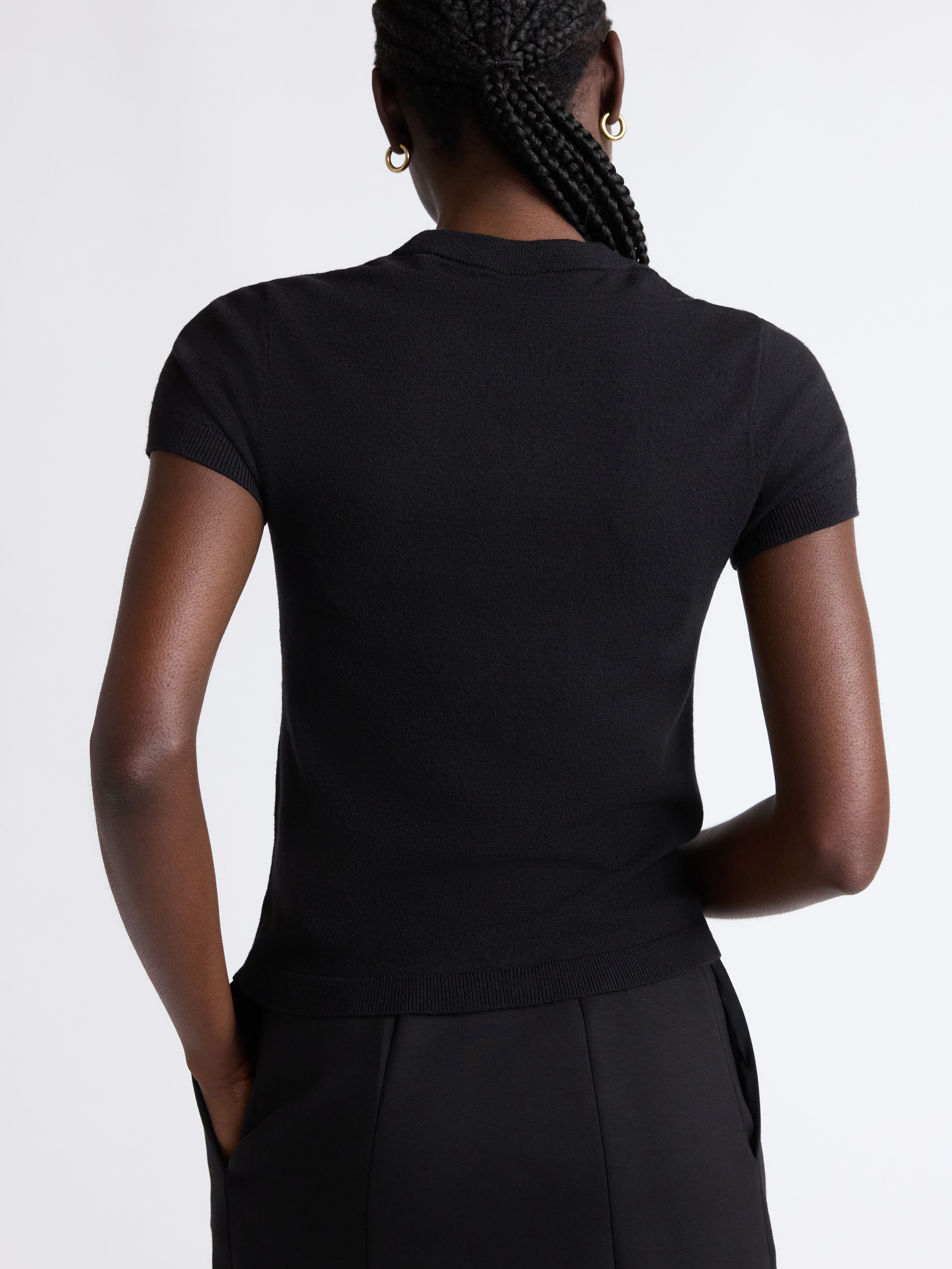 Scoop Women's and Women’s Plus Sweater Tee with Short Sleeves, Lightweight, Sizes XS-4X