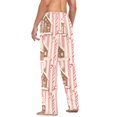 thumbnail image 3 of FORMRS Mens Pajama Pants with Pockets Sleepwear Lounge Bottoms Sizes S-2XL, Pink Candy House, 3 of 7
