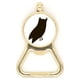 thumbnail image 1 of Buho negro animal imagen Botellas de cerveza, abrelatas de acero inoxidable., 1 of 3