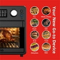 Aria Wave Mini 17QT Air Fryer & Toaster Oven with Accessories and