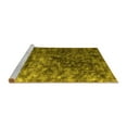 thumbnail image 2 of Ahgly Company Machine Washable Indoor Rectangle Abstract Yellow Contemporary Area Rugs, 8' x 12', 2 of 4