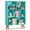 Green, variant on YAHARBO Small Walnut Narrow Bookshelf,5 Tier Modern Bookcase with Legs,Bookshelves Wood Storage Shelf,Rustic Book Shelves Cube Organizer,Display Bookcase