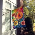 thumbnail image 2 of Gerbera Daisies in Color House Flag, 2 of 5