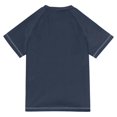 thumbnail image 6 of FORMRS Boys Rash Guard with Short Sleeves UPF 50+ Swim Shirts Sizes 3-12T, Isometric Pink, 6 of 6
