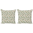 thumbnail image 1 of Ambesonne Spring Throw Pillow Cover 2 Pack, Romantic Floral Concept, 24", Multicolor, 1 of 2