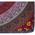 thumbnail image 2 of 35X5" Multi Floral Mandala Square Cotton Cushion Cover Indian Handmade Floor Pillow Home Decor Dog Bed Mandala Square Cushion Cover, 2 of 4