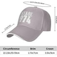 thumbnail image 3 of 50 Years Old, Vintage 1974 Birthday 50th Gifts Baseball Cap Gift Women Trucker Hat Snapback Hat Men Dad Hat Black, 3 of 8