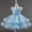 Light Blue, variant on Toddler Baby Flower Girls Ruffle A-Line Tulle Tutu Pageant Dress Princess Wedding Birthday Party Gown for 1-7 Years