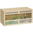thumbnail image 1 of PawHut Reptile Terrarium, 58 Gallon Reptile Tank with Sliding Doors, 1 of 10