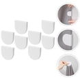 thumbnail image 1 of OULII 8Pcs Shower Curtain Splash Clips White ABS Matte Finish Splash Proof for Bathrooms and Kitchens, 1 of 8