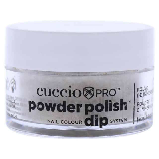 Pro Powder Polish Nail Colour Dip System - Gold With Rimbow Mica by Cuccio for Women - 0.5 oz Nail Powder